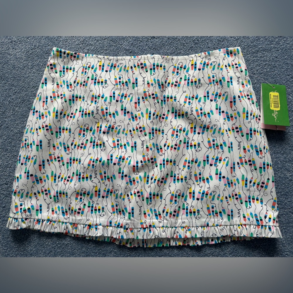Lilly Pulitzer Colorful Patterned Skirt, size 0. NWT